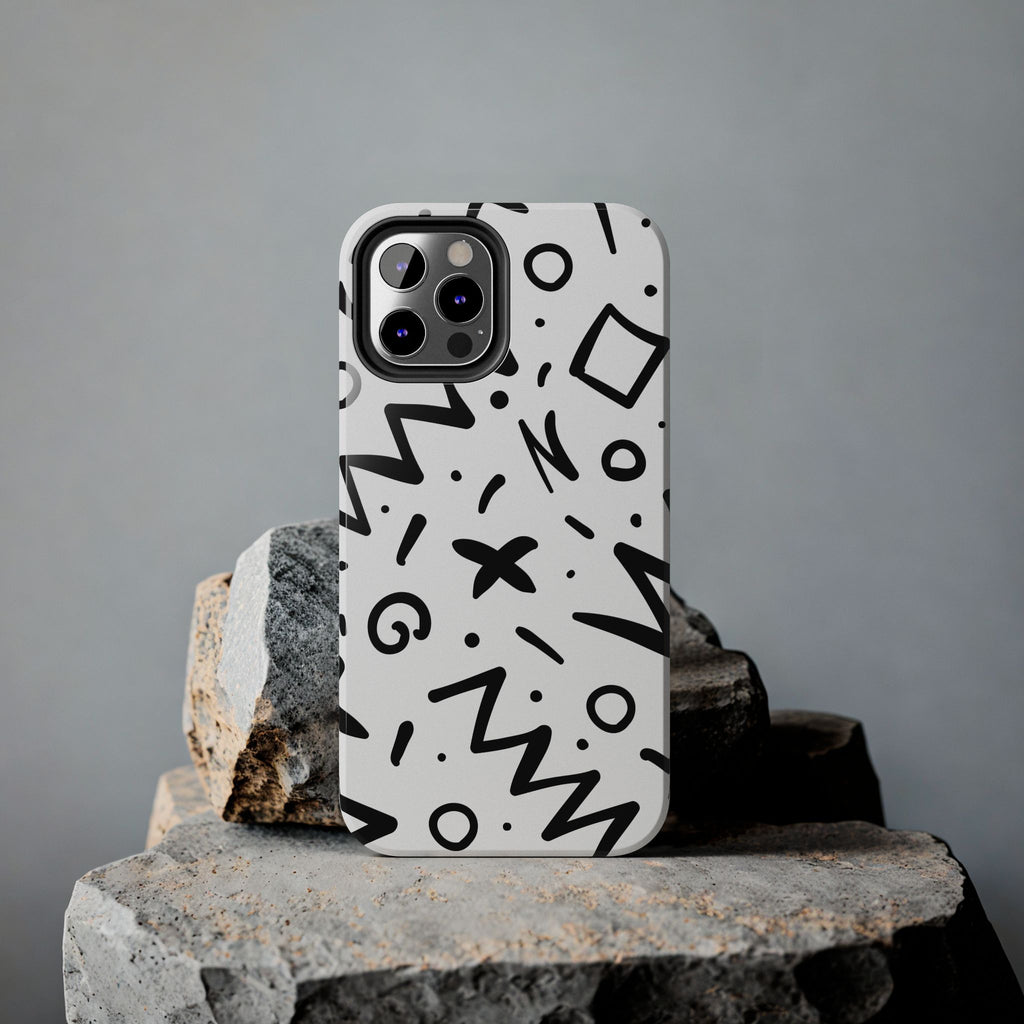 Abstract Memphis Pattern Phone Case (Apple & Android)
