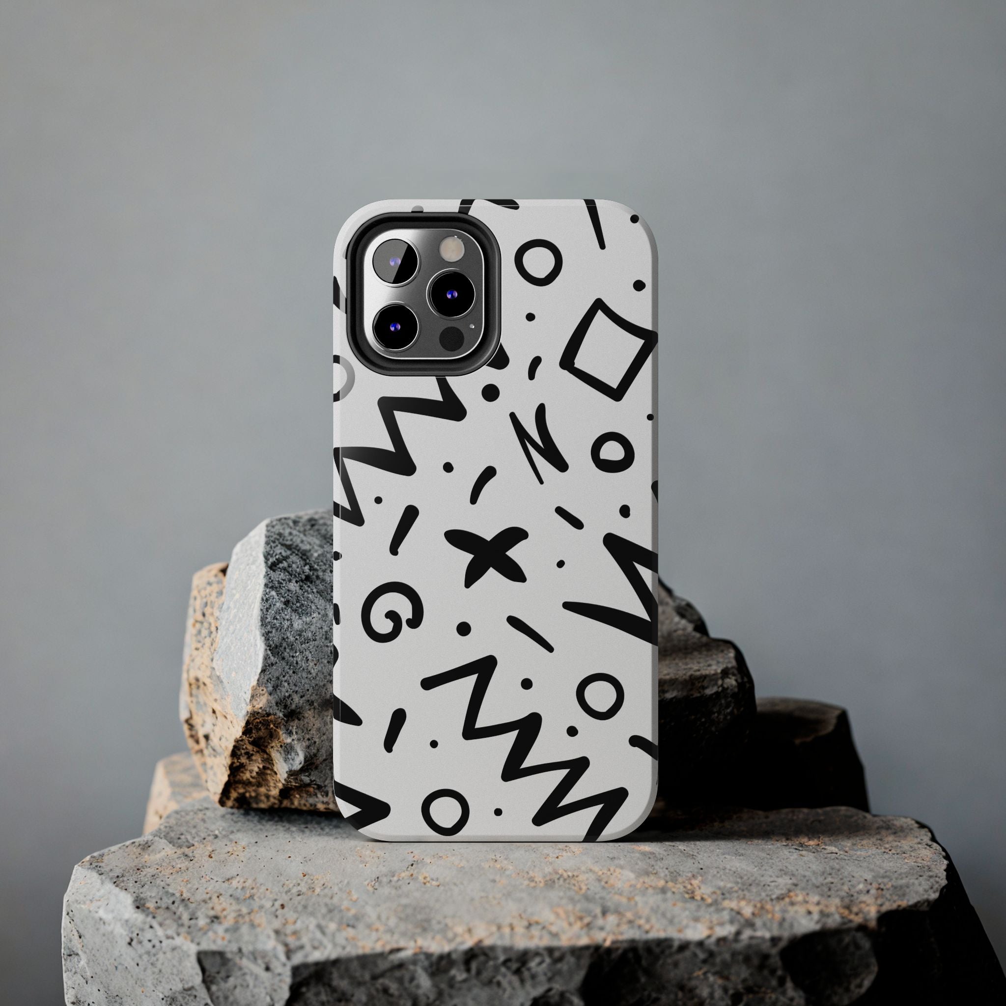 Abstract Memphis Pattern Phone Case (Apple & Android)