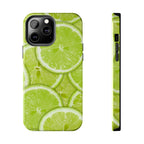 Green Citrus Lime Phone Case (Apple & Android) - Pink Sweetheart
