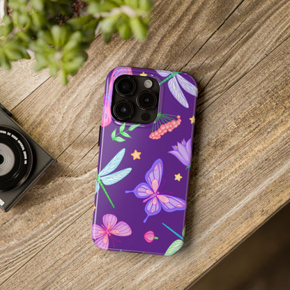 Purple Majestic Butterfly Phone Case