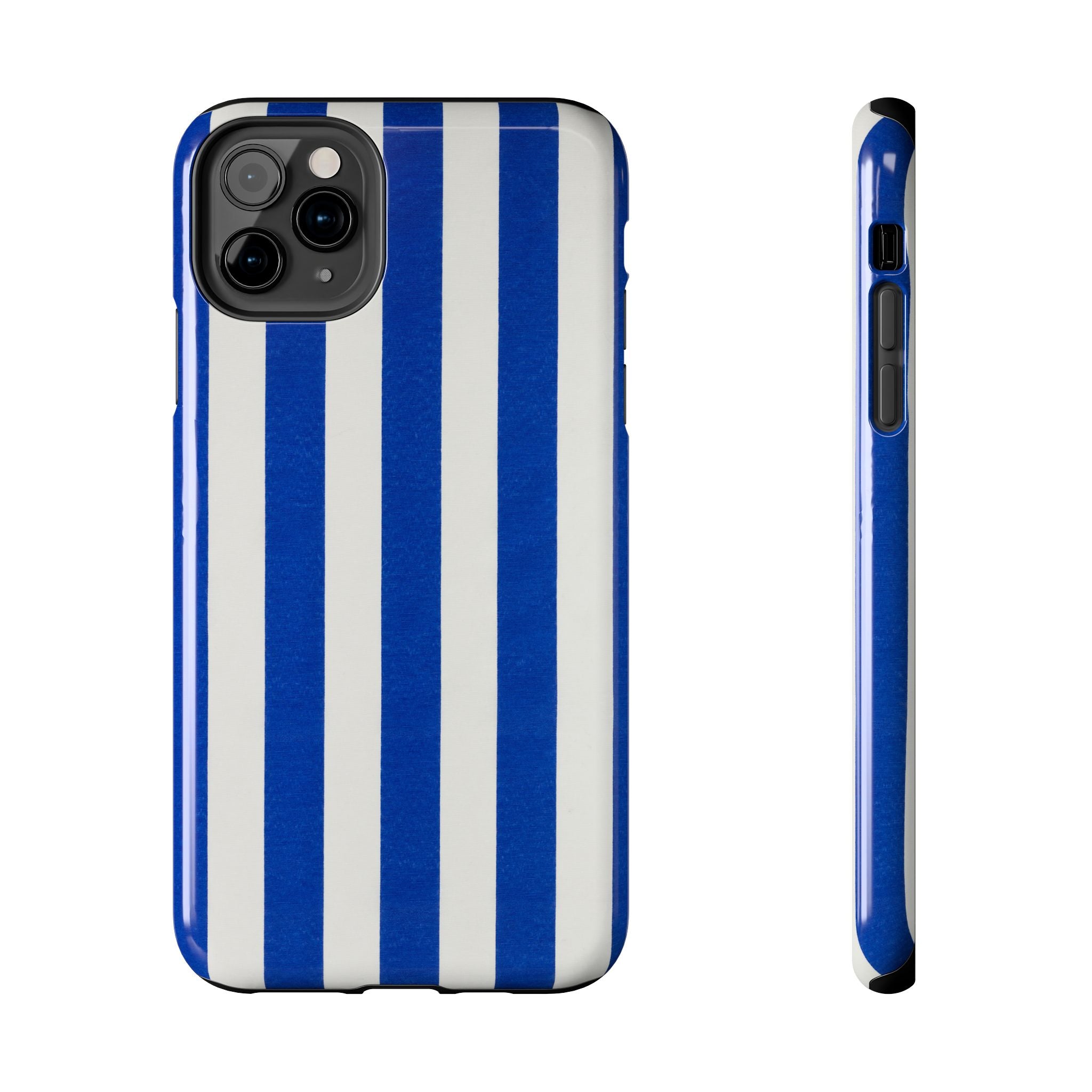 Blue & White Stripes Phone Case (Apple & Android)