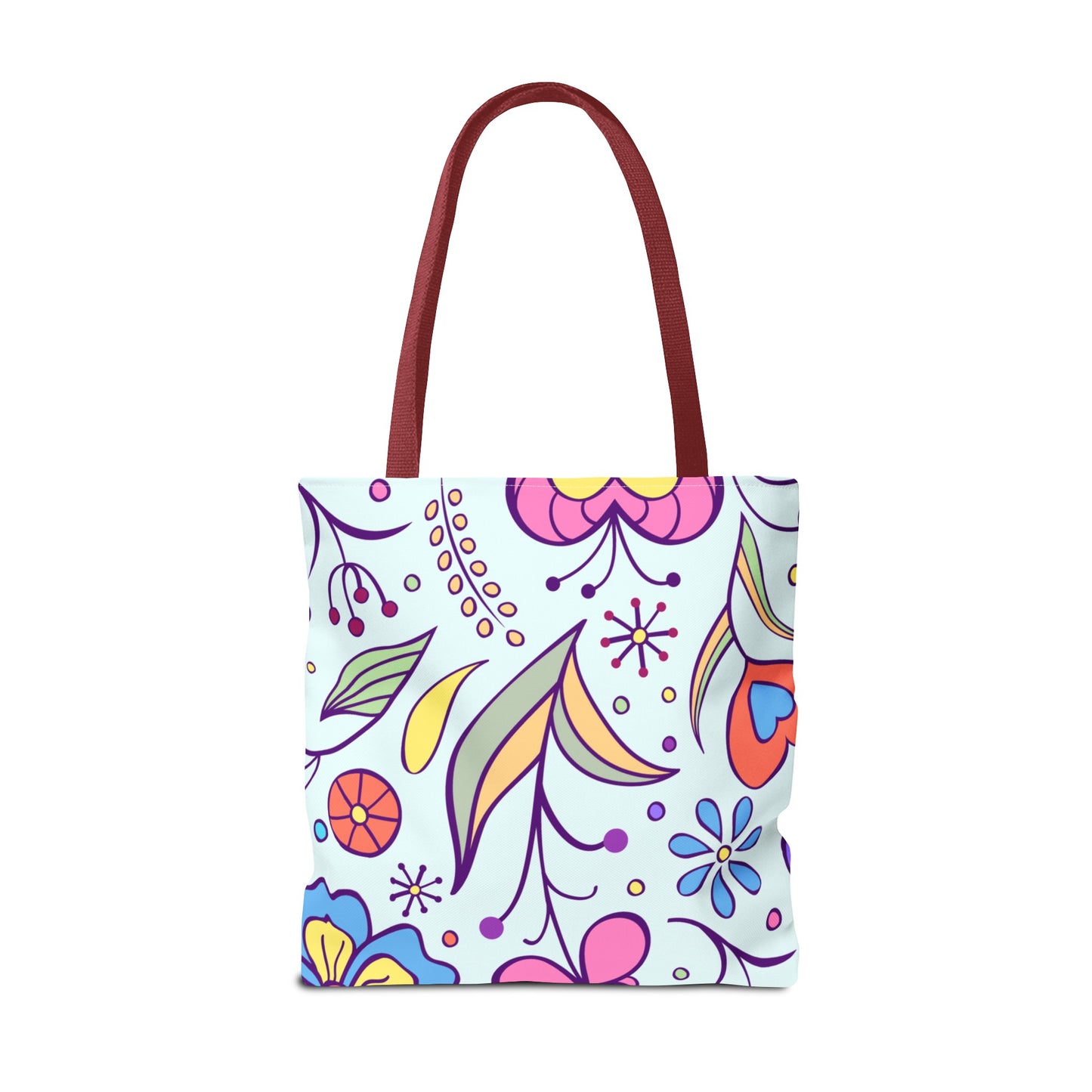 Tranquil Floral Botanicals Tote Bag