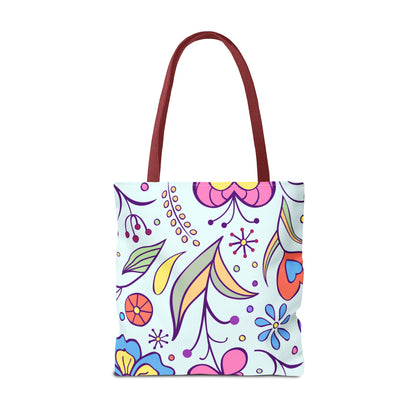 Tranquil Floral Botanicals Tote Bag