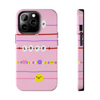 Bestie Bracelets Phone Case (Apple & Android) - Pink Sweetheart