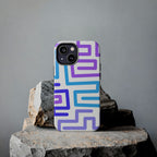 Abstract Neon Maze Phone Case (Apple & Android)