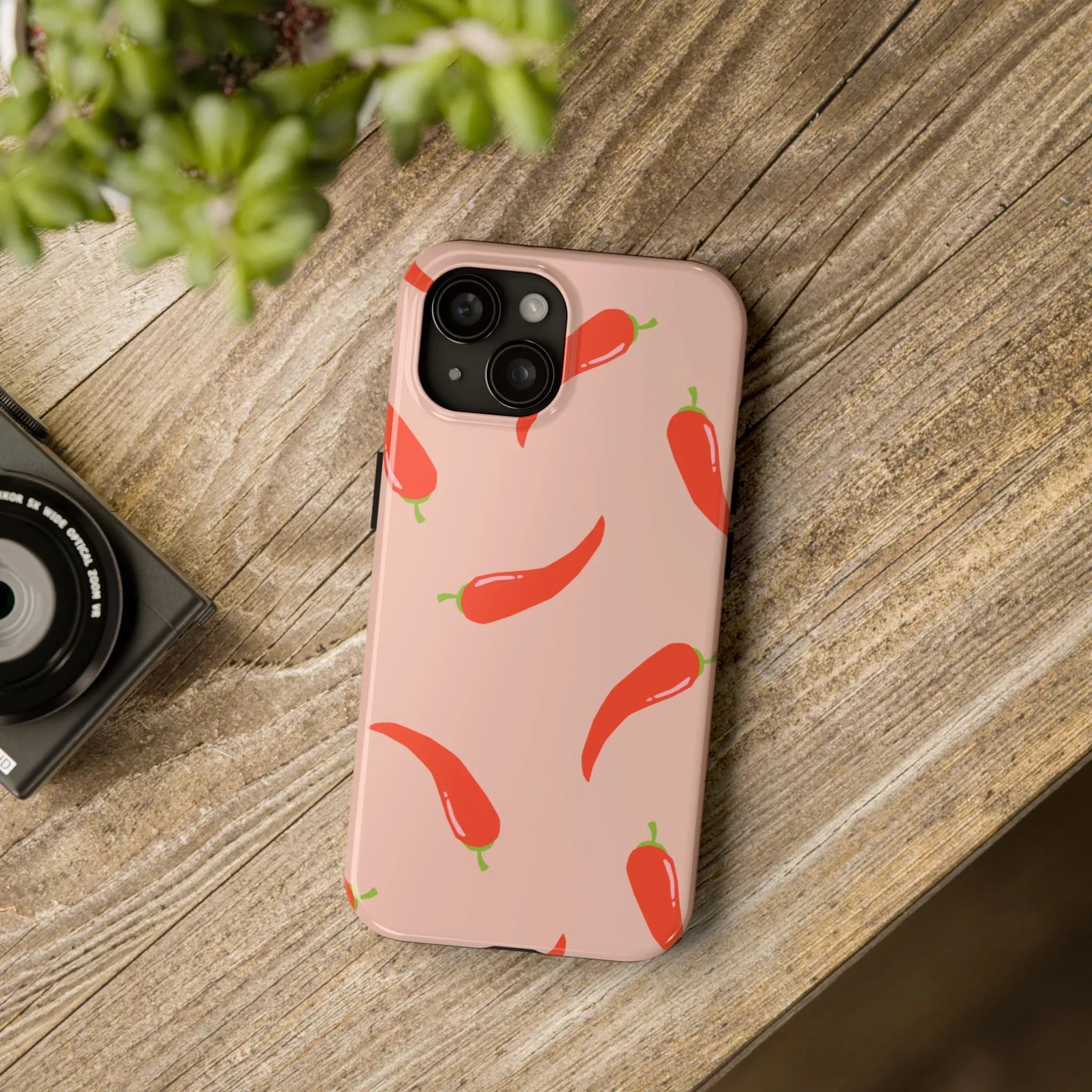Caliente Chile Pepper Phone Case (Apple & Android) - Pink Sweetheart