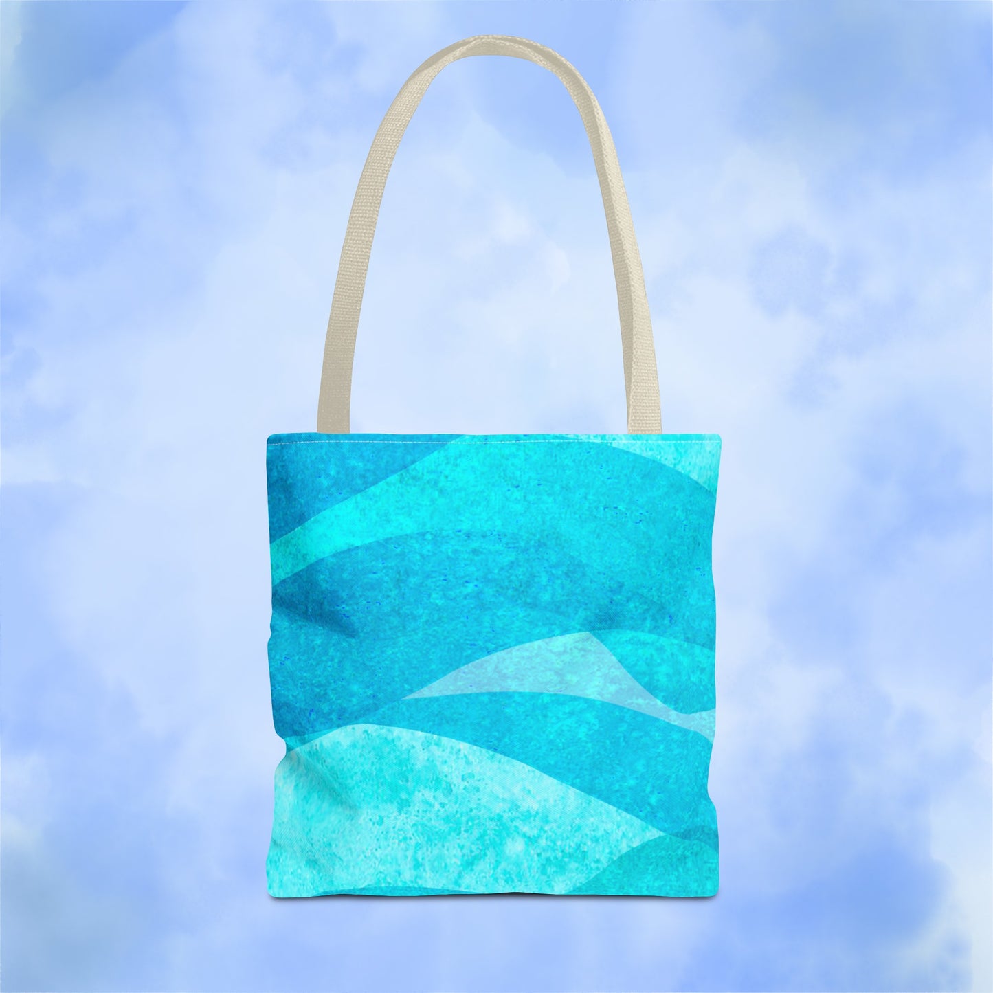 Blue Waves Tote Bag