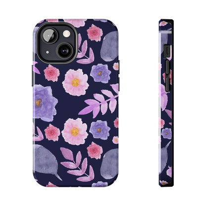 Purple Florals Phone Case