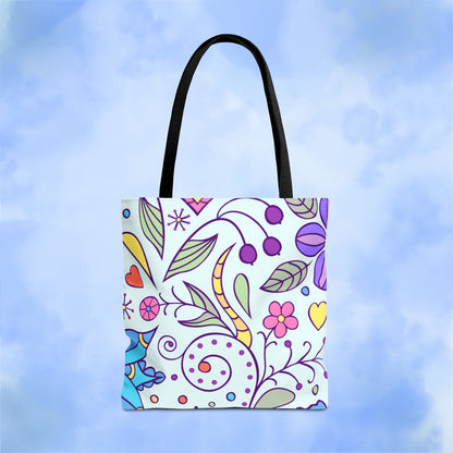 Tranquil Floral Botanicals Tote Bag