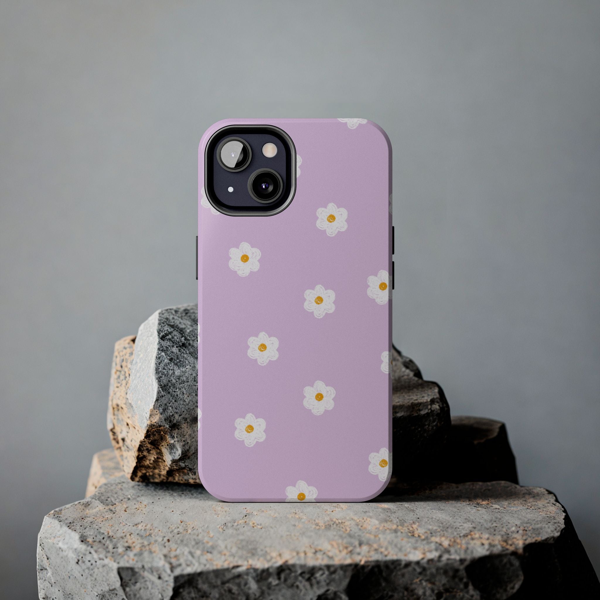 Purple and Mini Flowers Phone Case (Apple & Android)