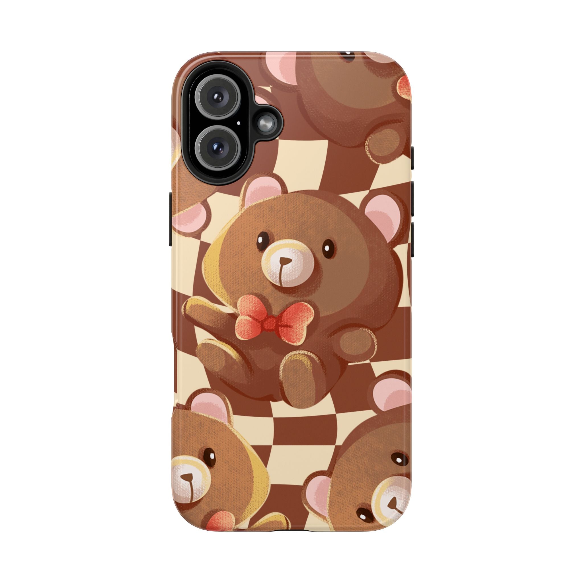Retro Brown Bear Phone Case (Apple & Android)