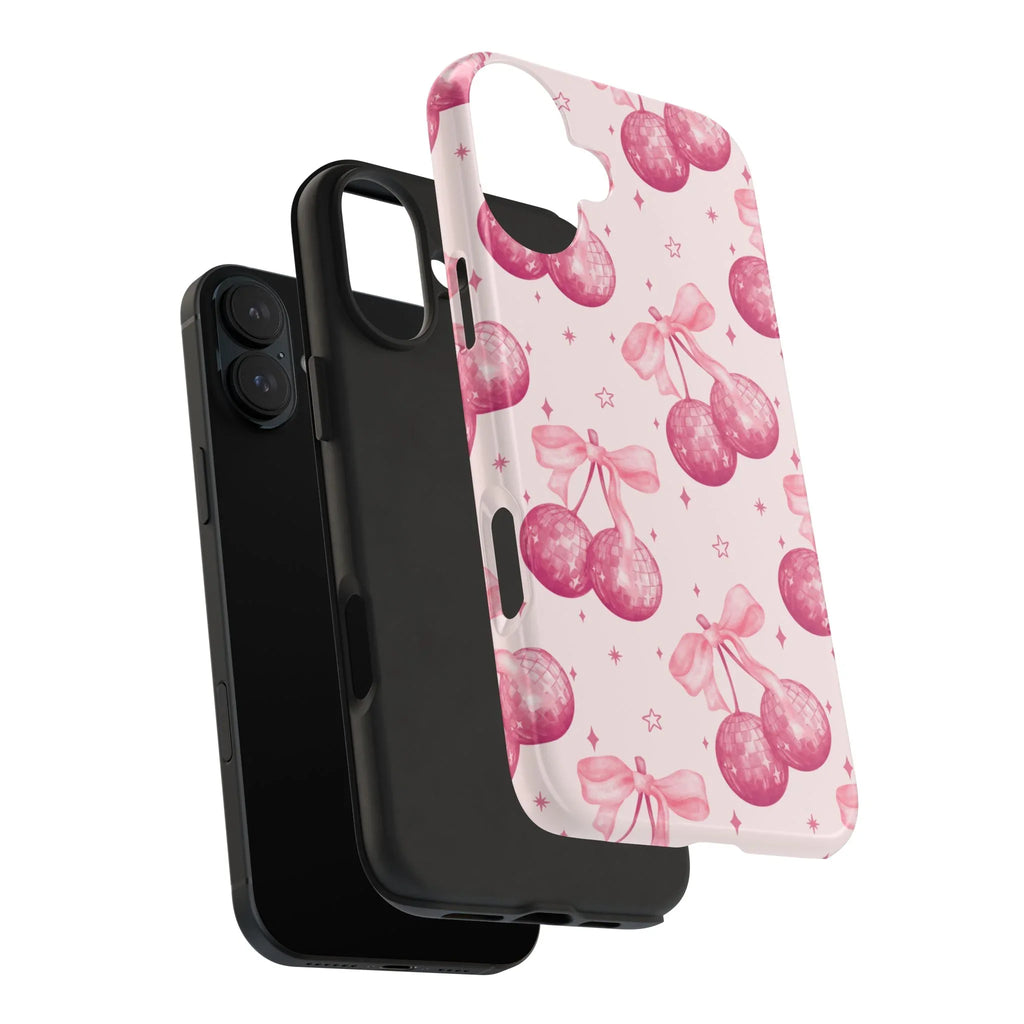 Disco Cherries Phone Case (Apple & Android) - Pink Sweetheart