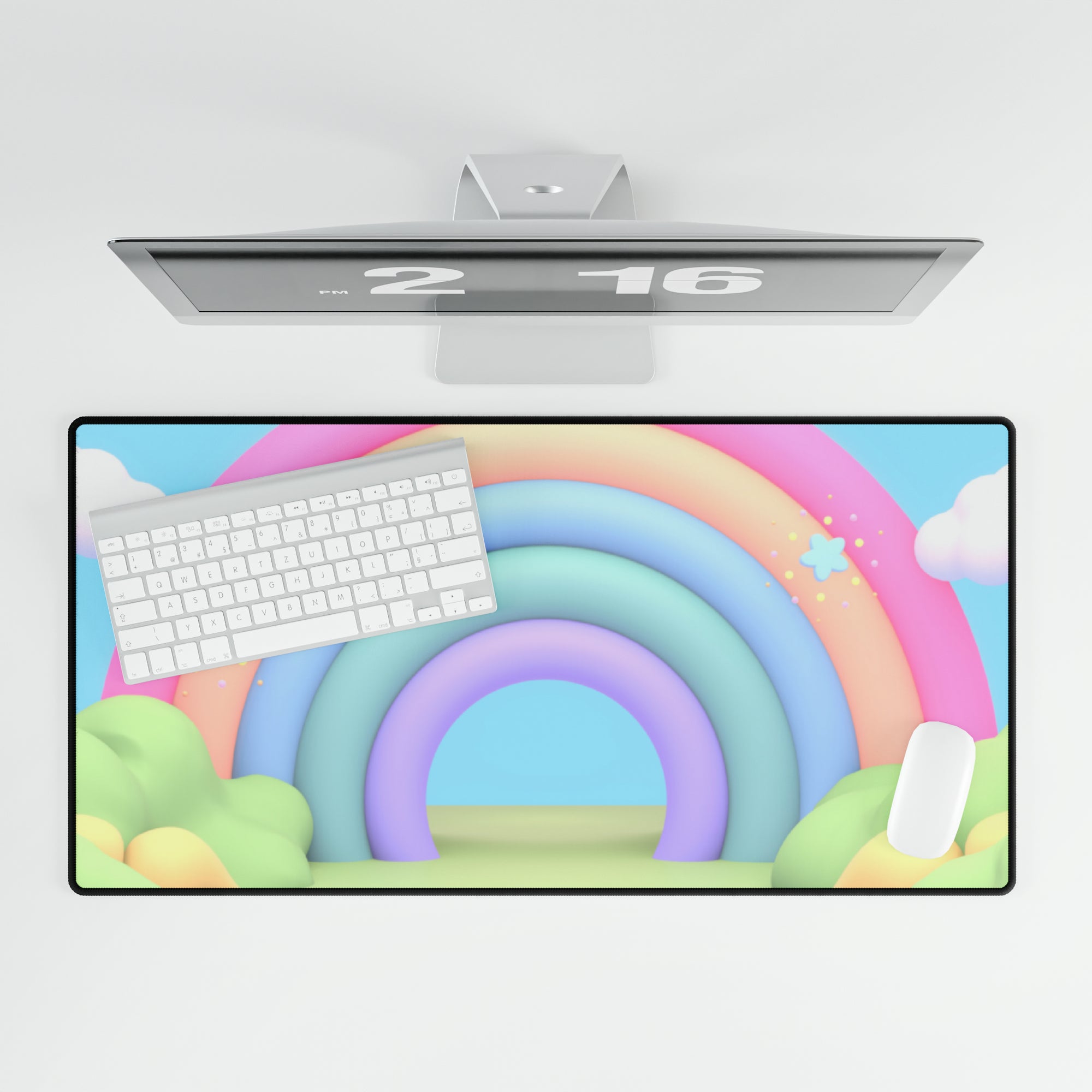Rainbowtastic Garden Desk Mat