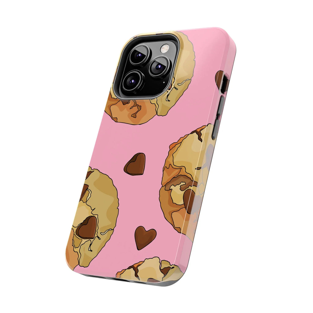Chocolate Chip Cookies Phone Case (Apple & Android) - Pink Sweetheart