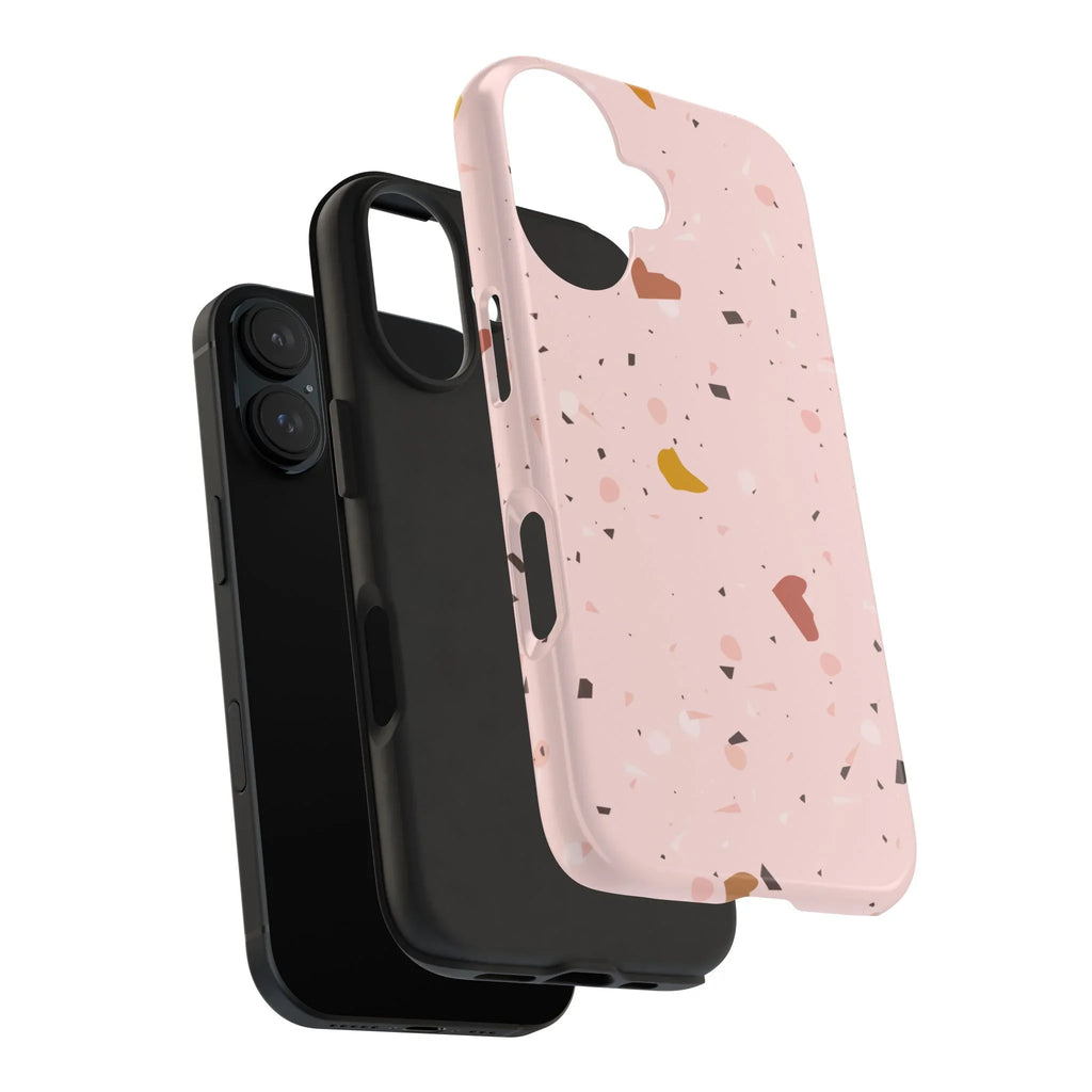 Pink Terrazzo Phone Case (Apple & Android) - Pink Sweetheart