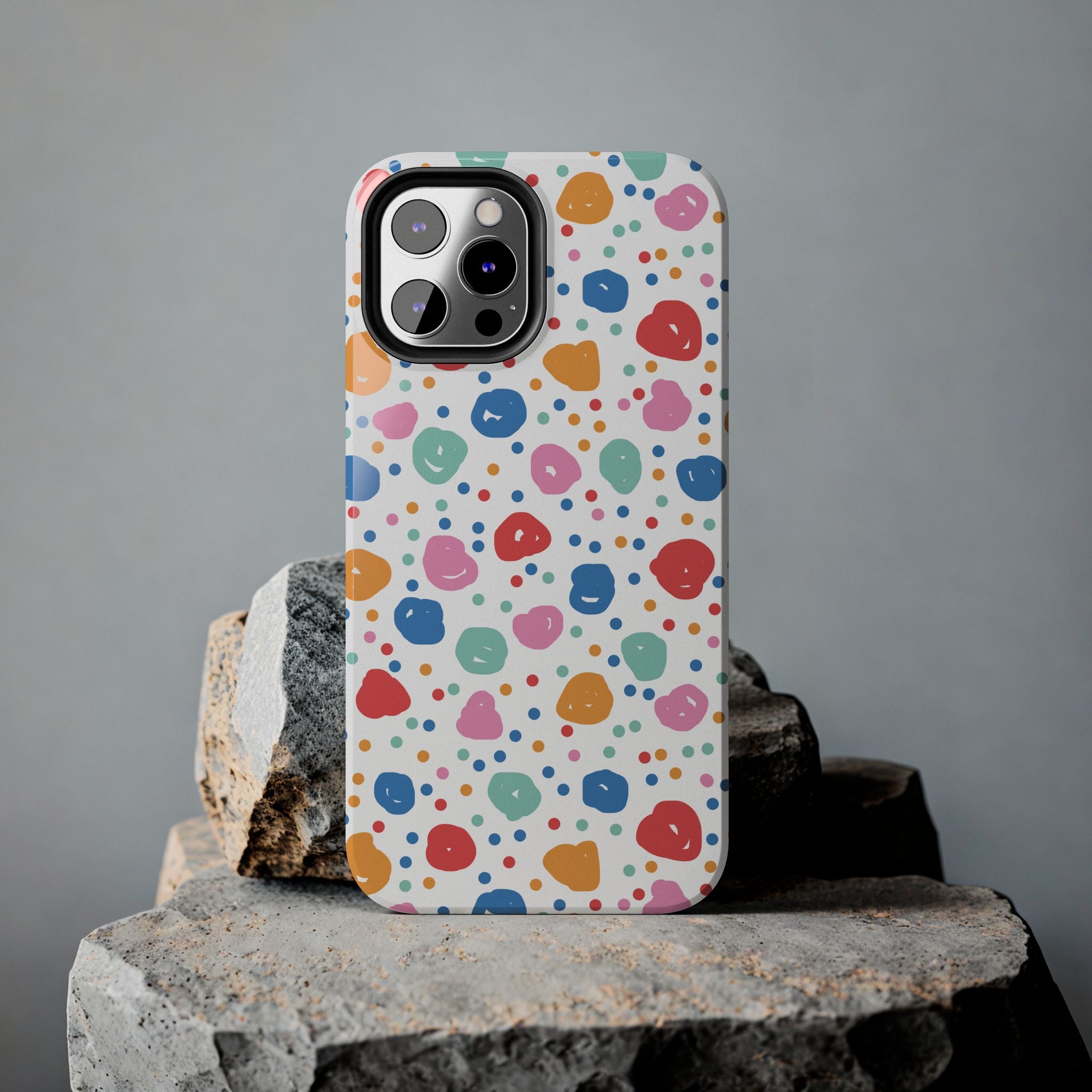 Seamless Hand Drawn Polka Phone Case (Apple & Android)