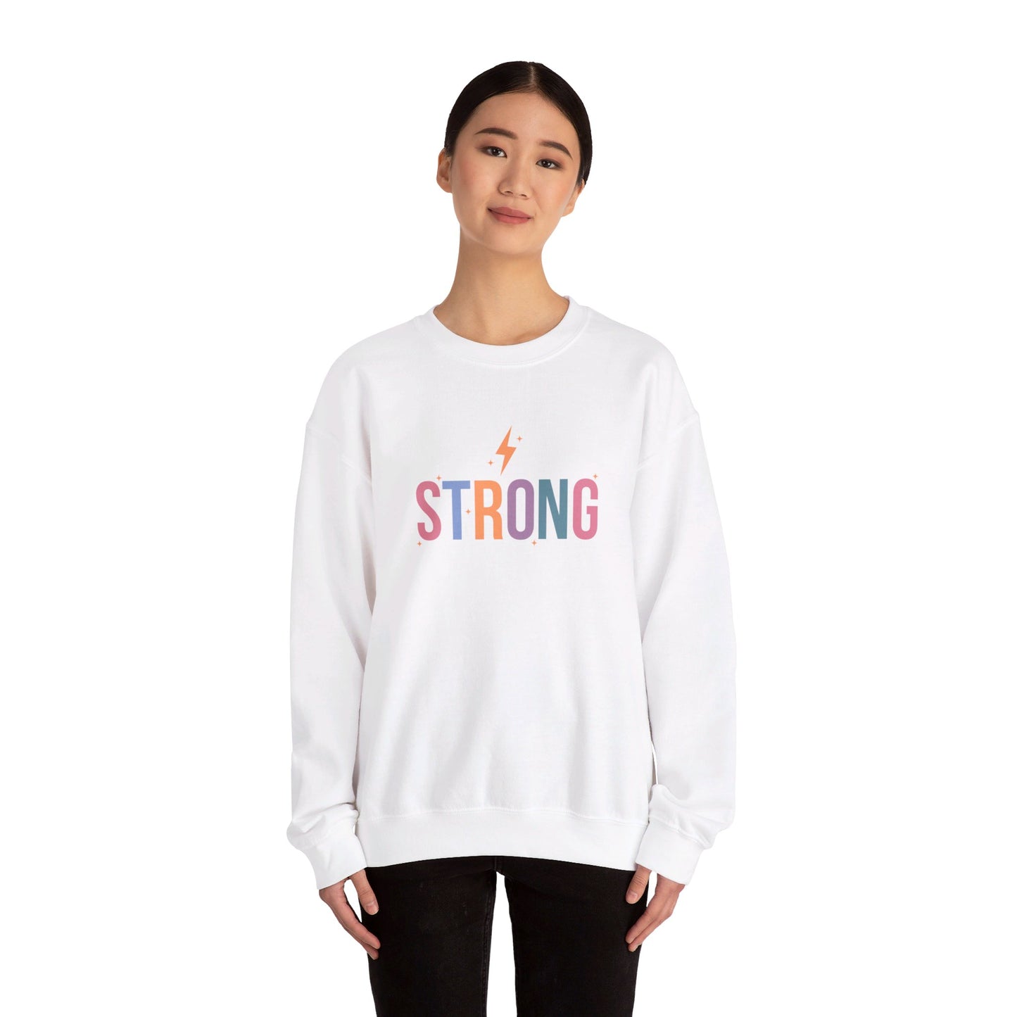 "Strong" Heavy Blend™ Crewneck Sweatshirt