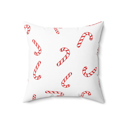 Mini Peppermint Candy CanesSquare Pillow