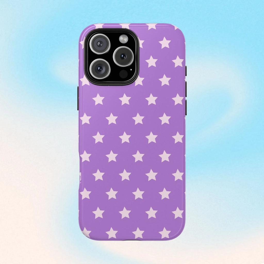 Purple Star Power Phone Case (Apple & Android) - Pink Sweetheart