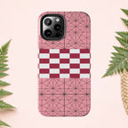 Geometric Kimono Tough Phone Case (Apple & Android) - Pink Sweetheart