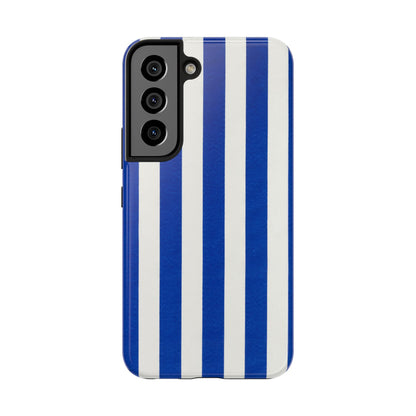 Blue & White Stripes Phone Case