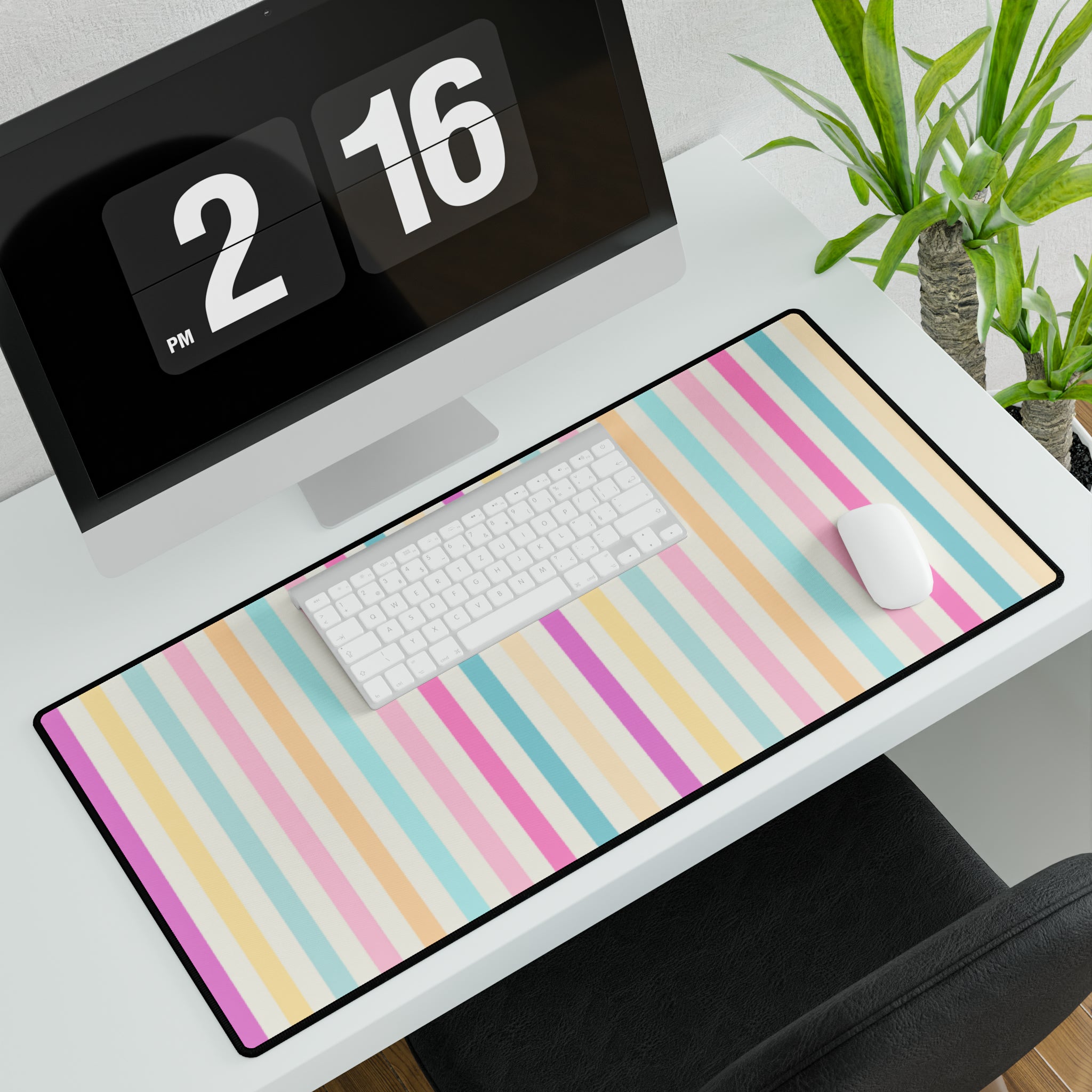 Candy Streaks Desk Mat
