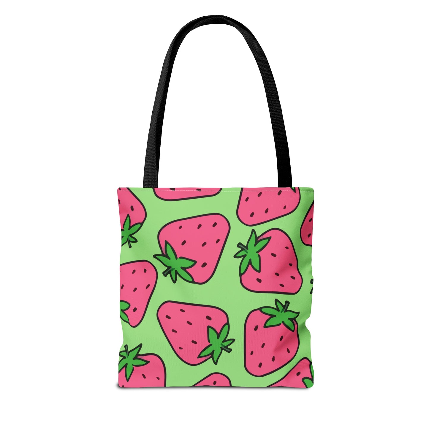 Cartoon Strawberries Tote Bag