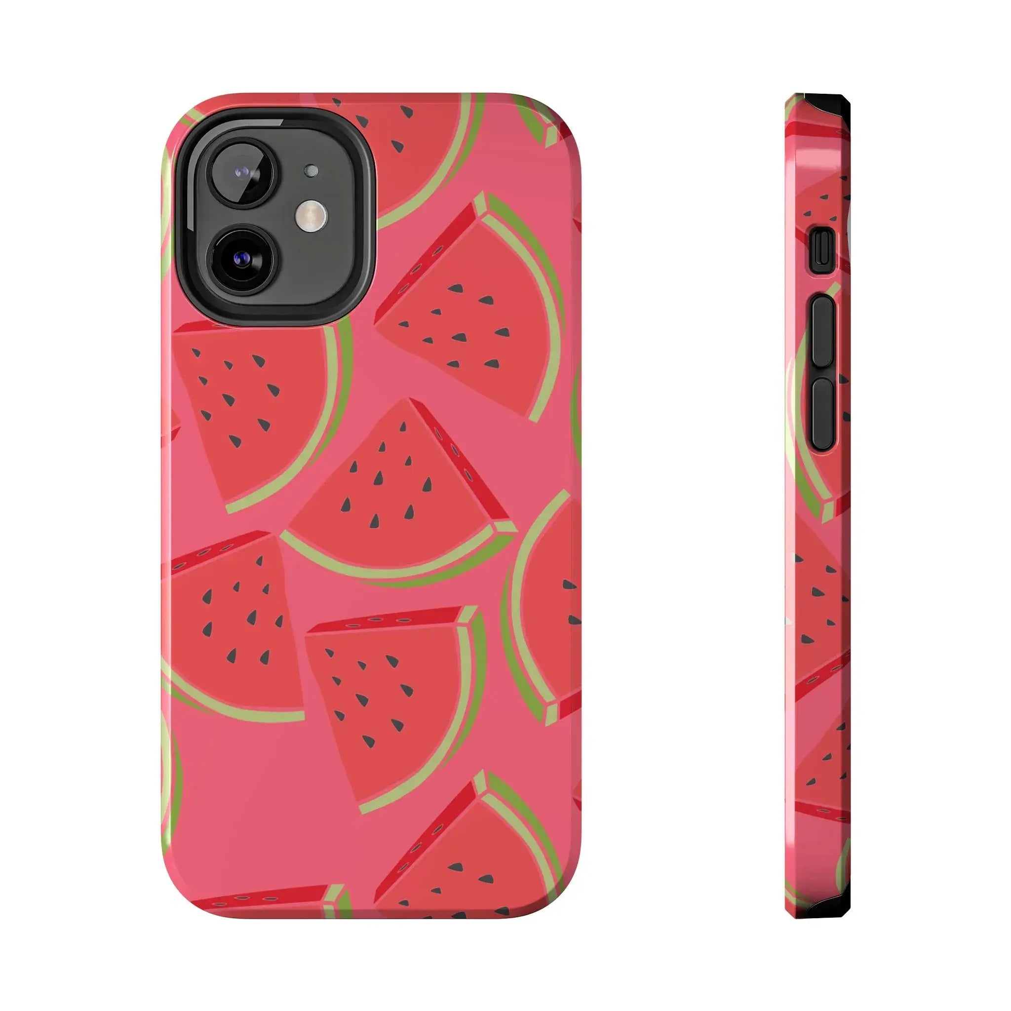Watermelon Slices Phone Case (Apple & Android) - Pink Sweetheart