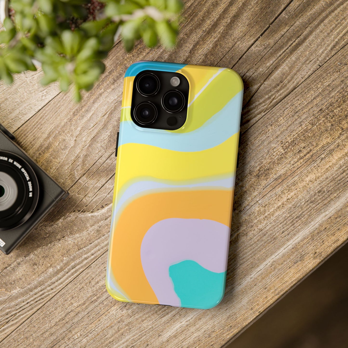 Colorful Pastel Marble Pattern Phone Case