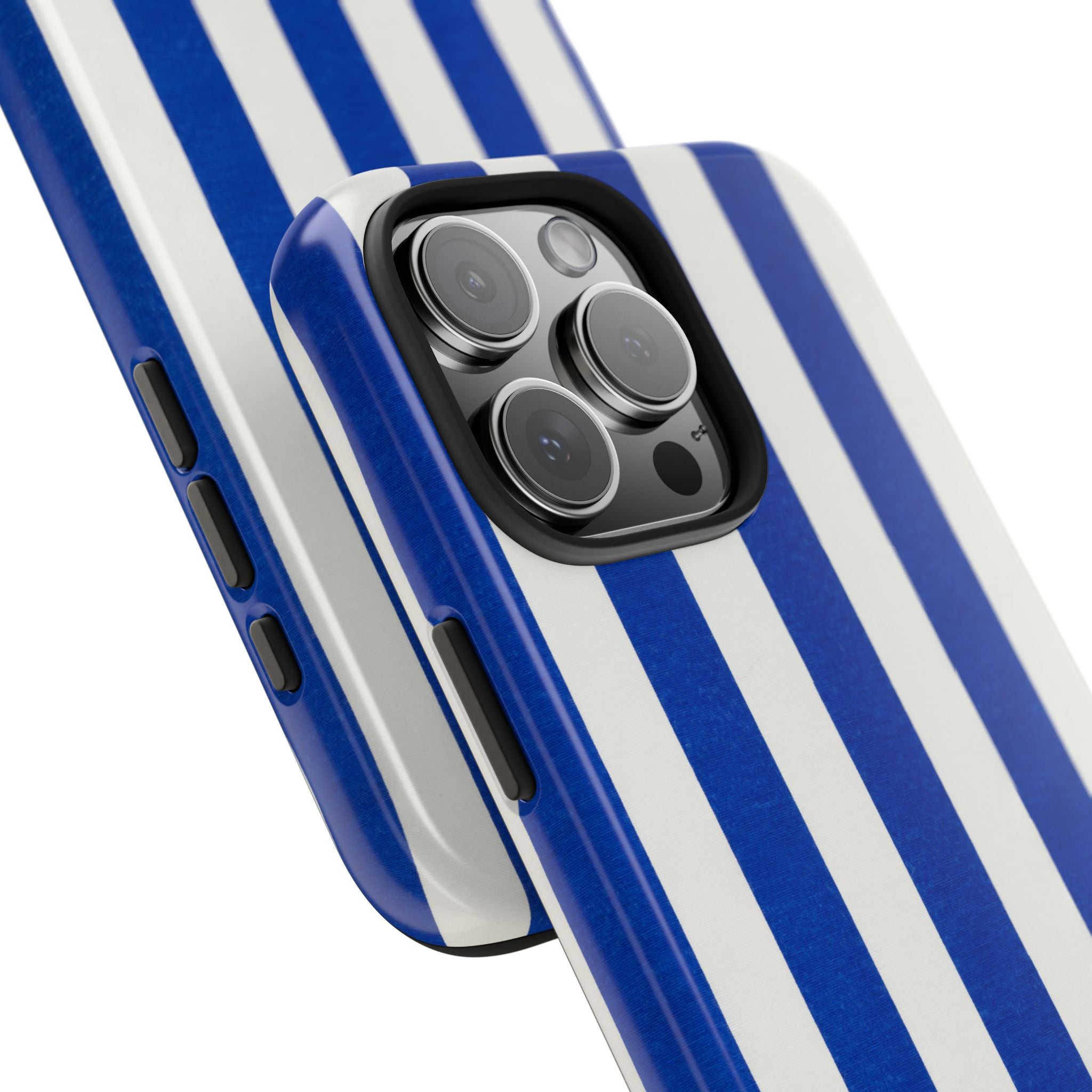 Blue & White Stripes Phone Case (Apple & Android)