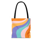 Groovy Psychedelic Splash Tote Bag