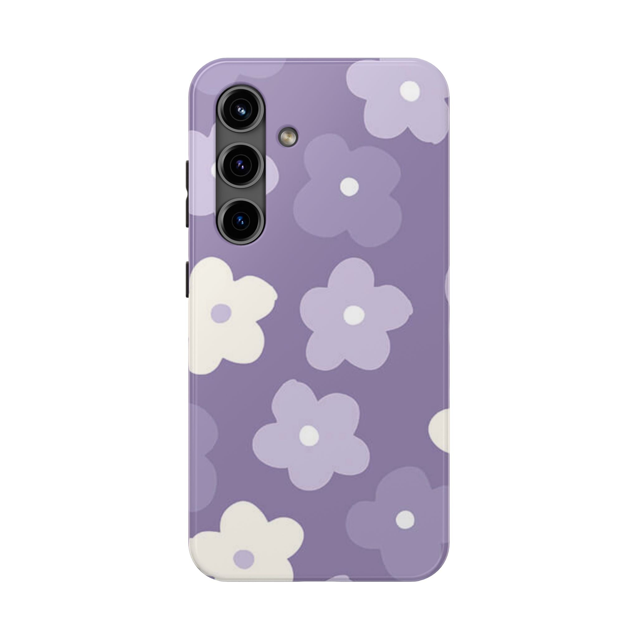 Pastel Purple Flowers Phone Case (Apple & Android)
