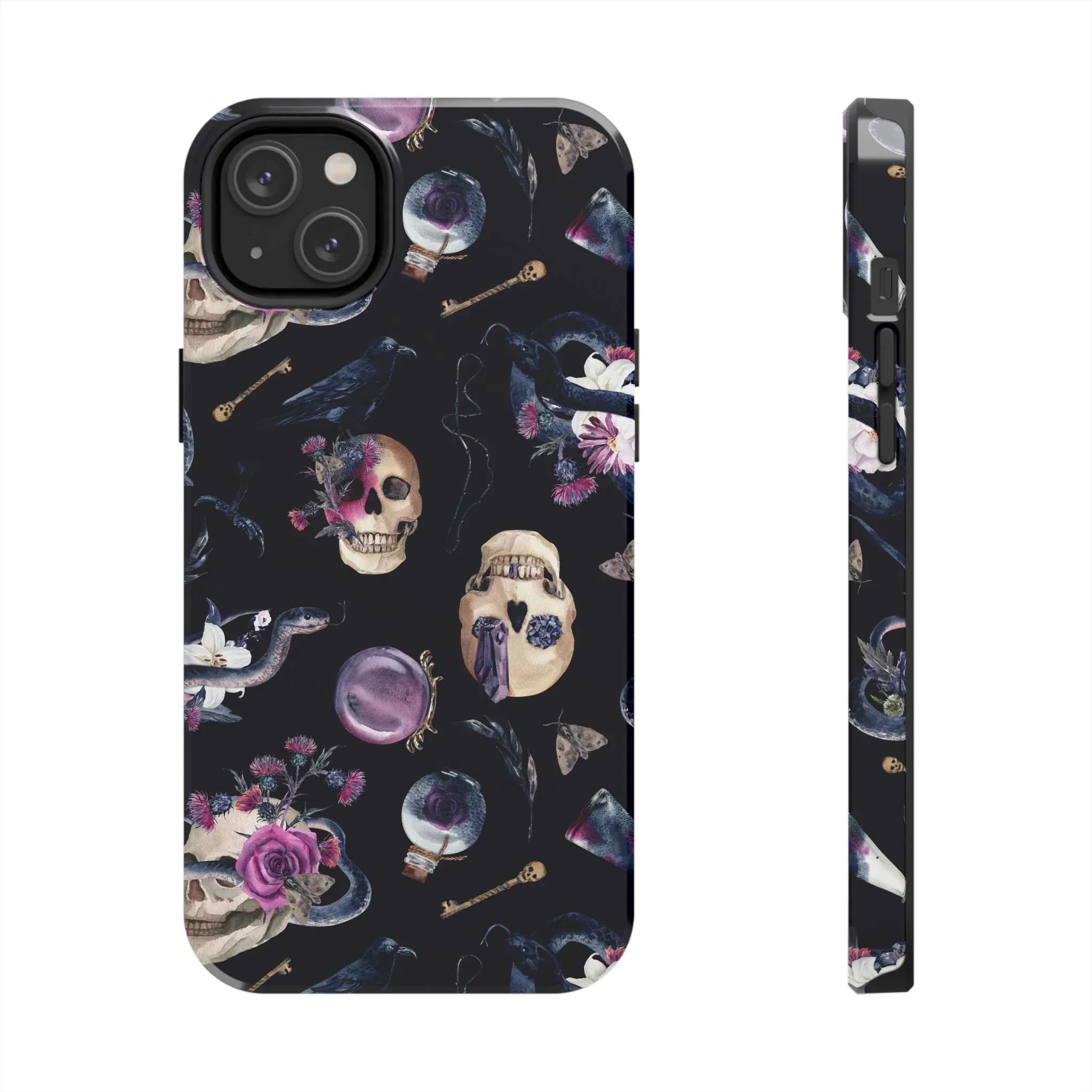 Gothic Witch Spells Phone Case (Apple & Android) - Pink Sweetheart