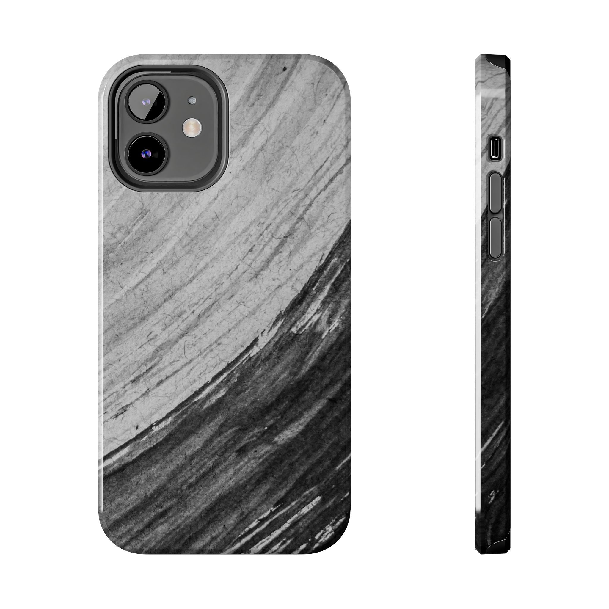 Black & Gray Phone Case (Apple & Android)