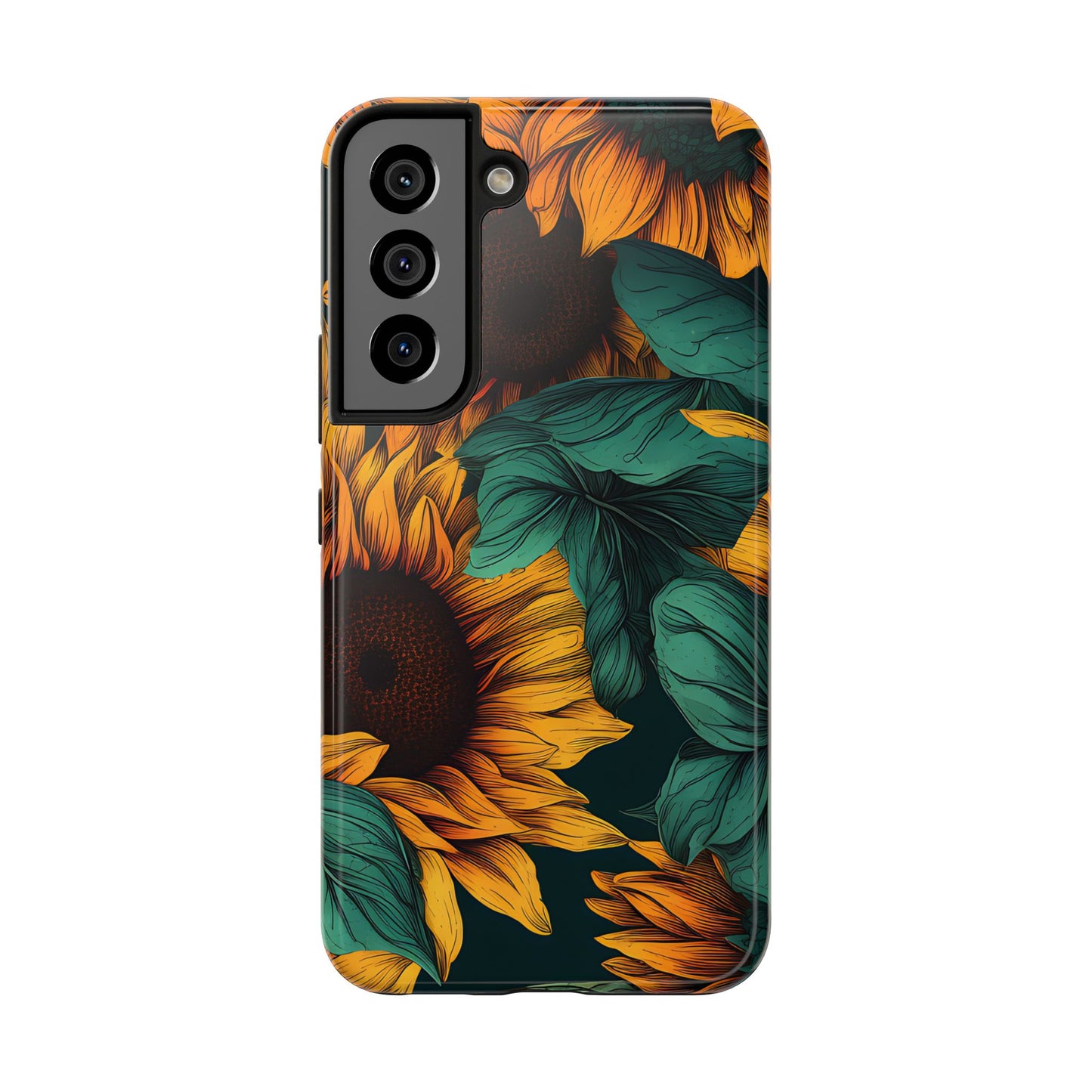 Dark Sunflower Phone Case