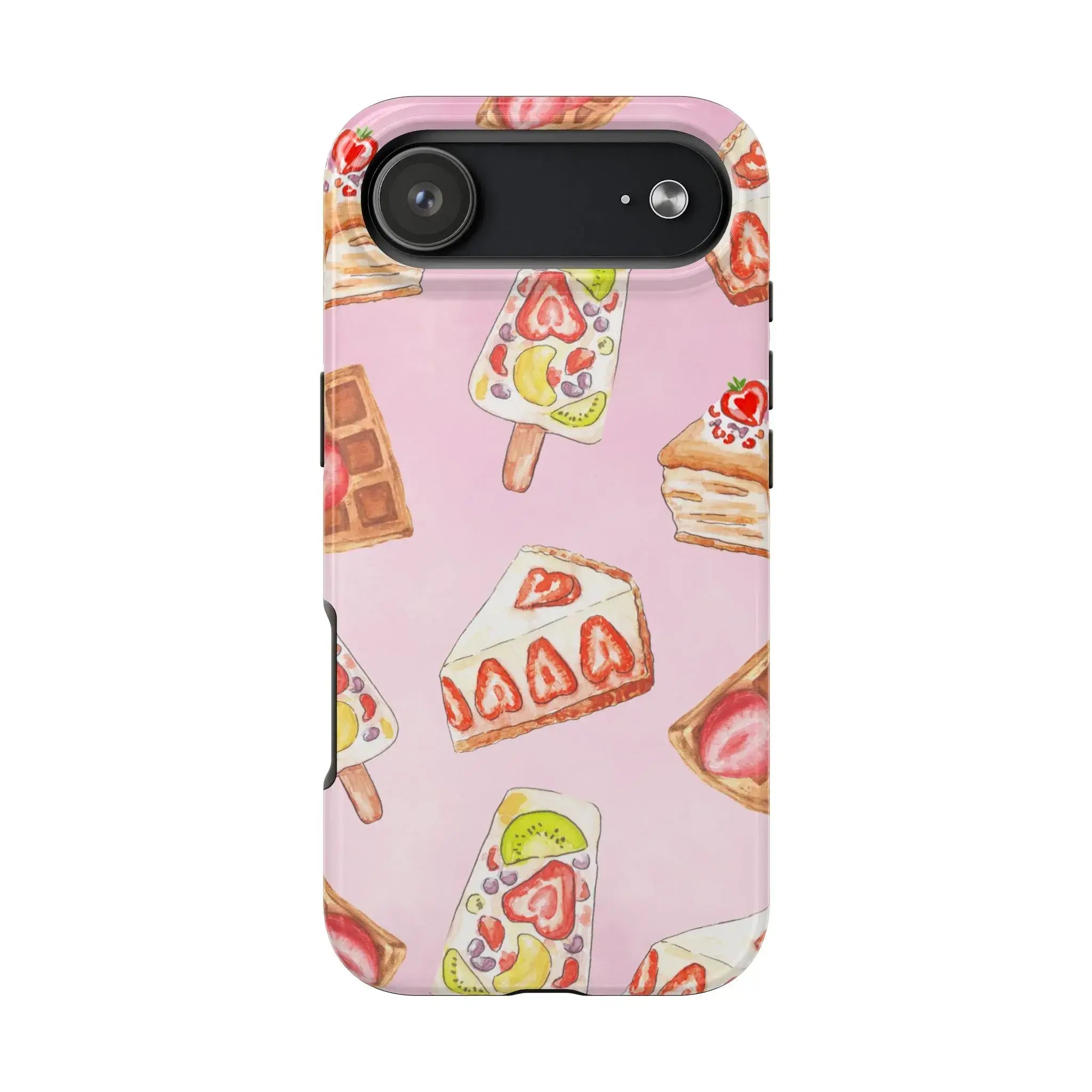 Tasty Pastry Treats Phone Case (Apple & Android) - Pink Sweetheart