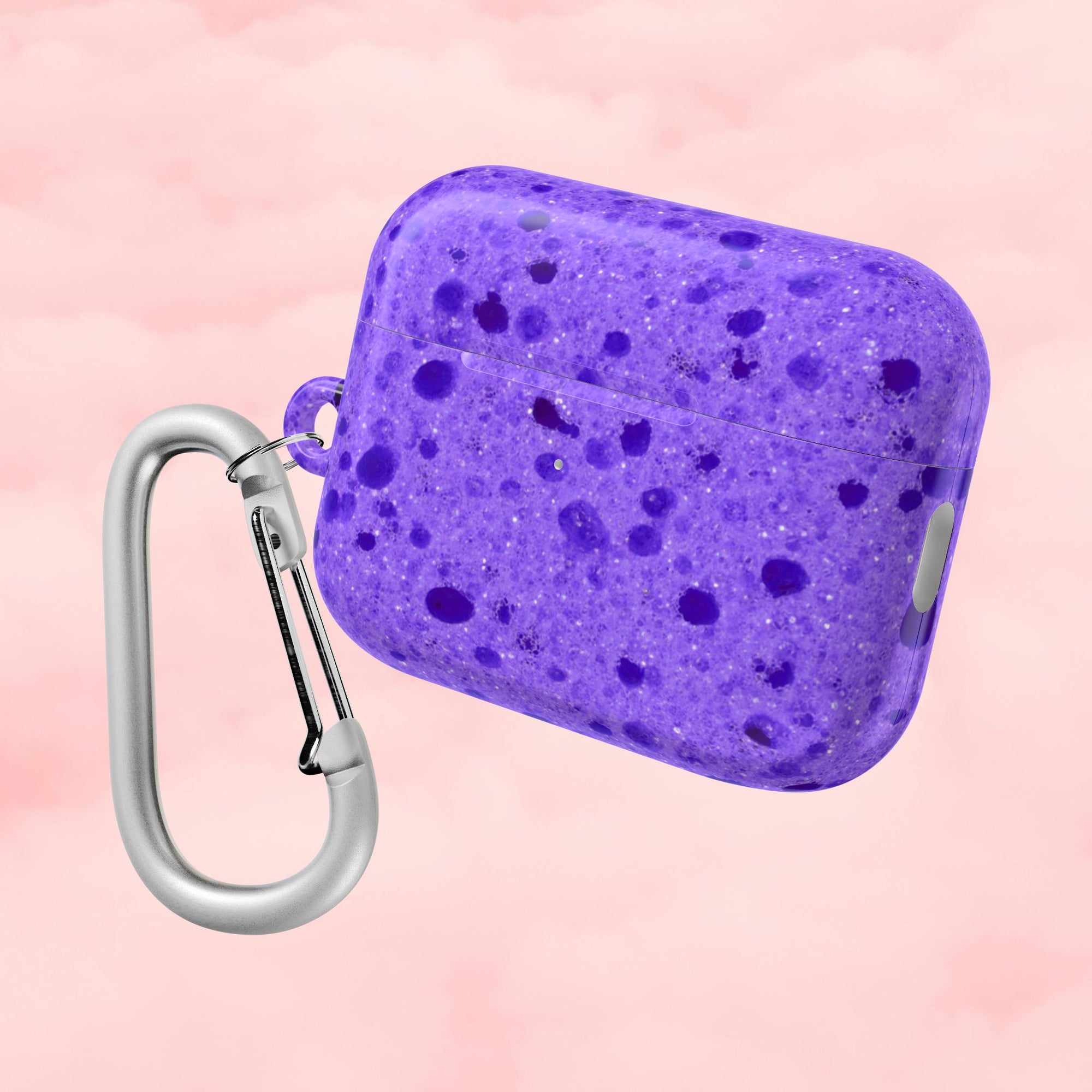 Purple Sponge AirPod Case