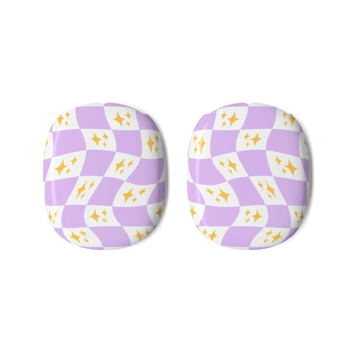 Checkered Glam AirPods Max Shell Case - Pink Sweetheart
