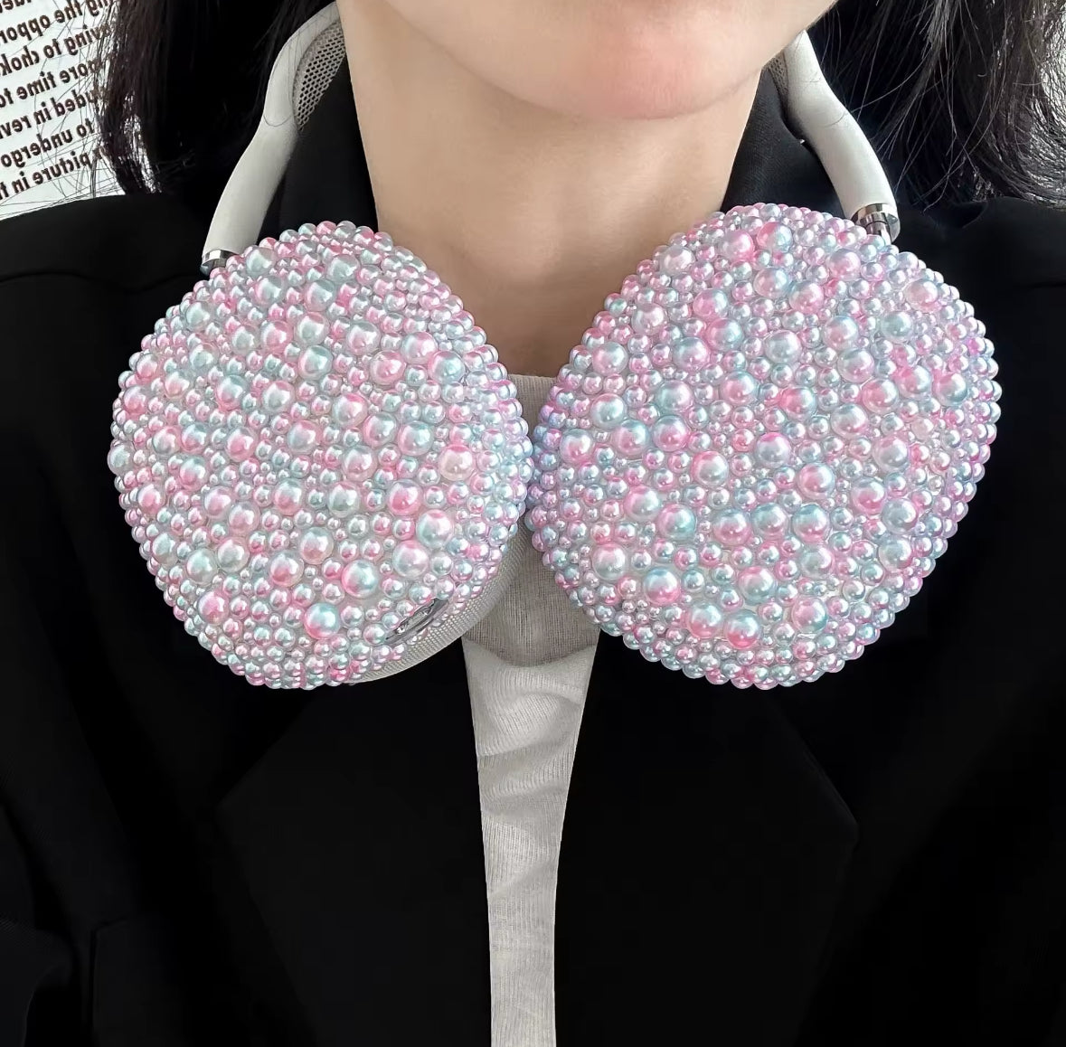 Cotton Candy Pearl AirPods Max Headphone Covers