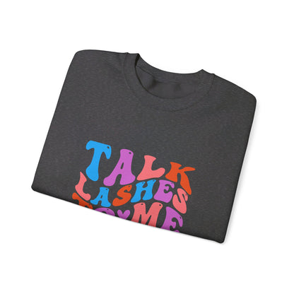 Talk Lashes to Me Unisex Heavy Blend™ Crewneck Sweatshirt