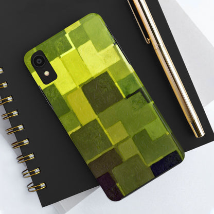 Chartreuse Patchwork Phone Case