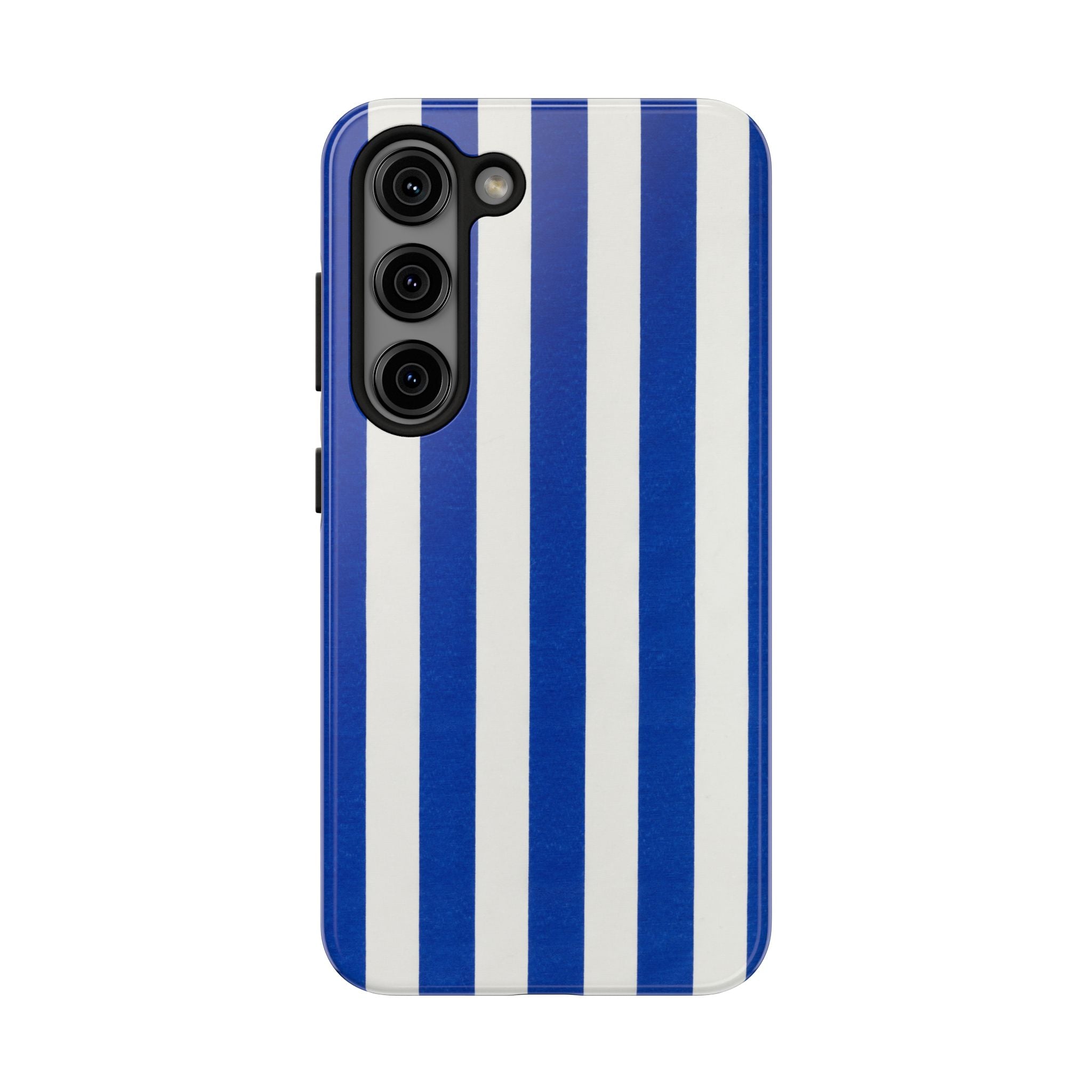 Blue & White Stripes Phone Case (Apple & Android)