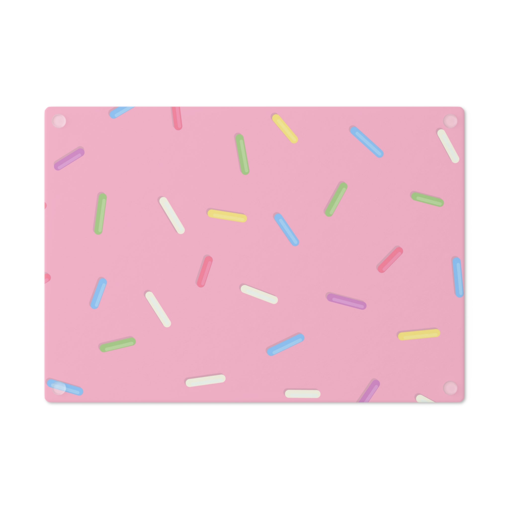 Sprinkles Glass Cutting Board