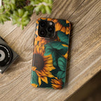 Dark Sunflower Phone Case (Apple & Android)