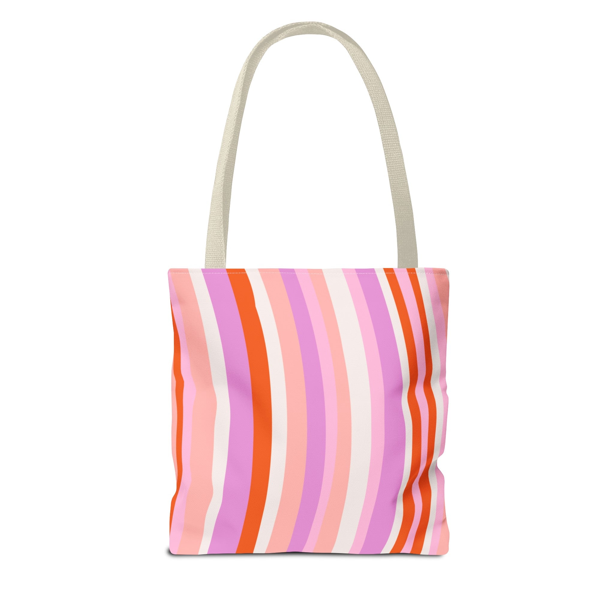 Retro Groovy Waves Tote Bag