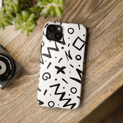 Abstract Memphis Pattern Phone Case