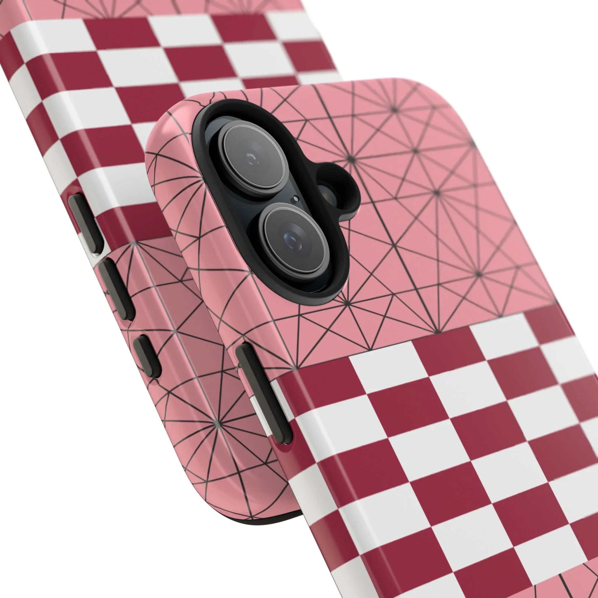 Geometric Kimono Tough Phone Case (Apple & Android) - Pink Sweetheart