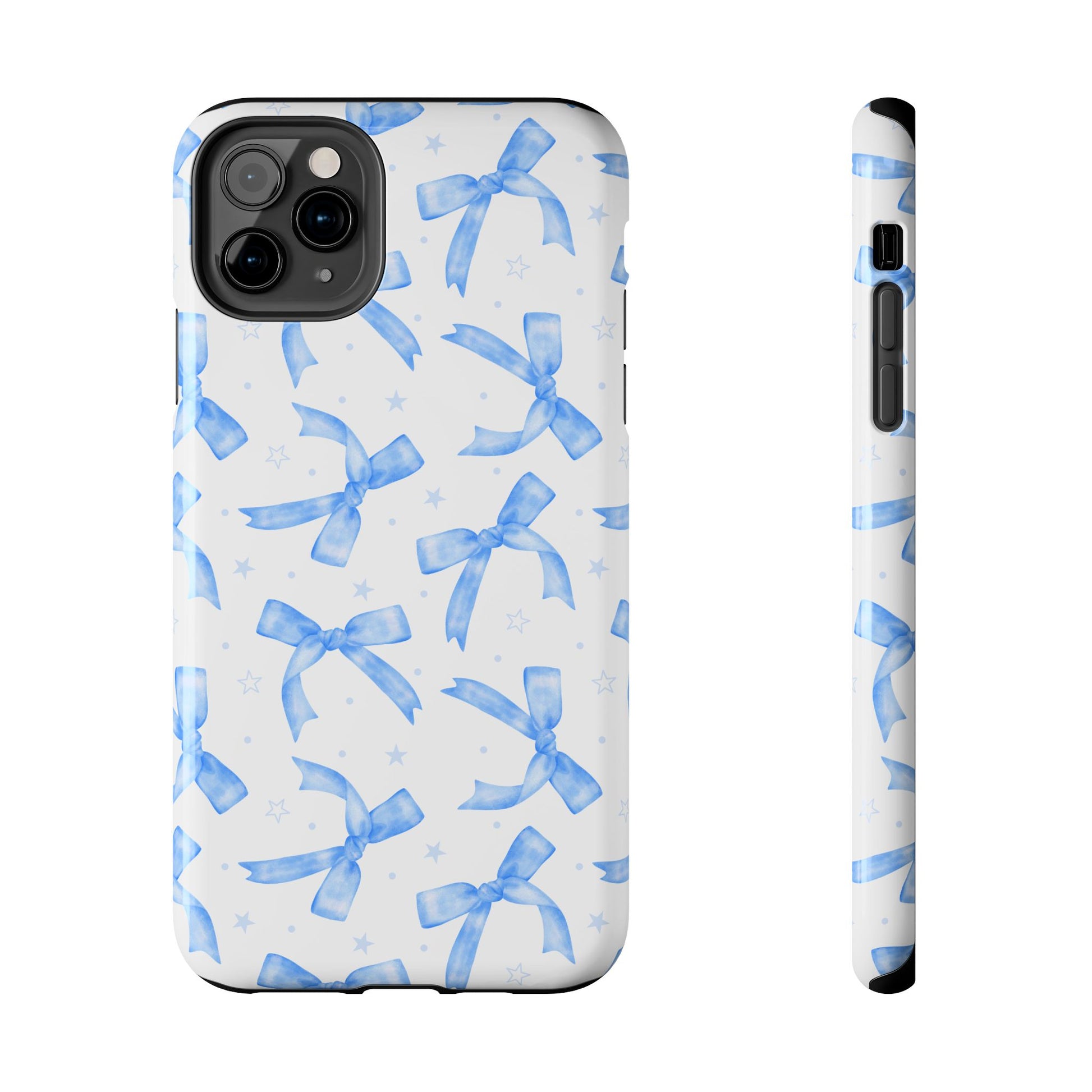 Lacey Baby Blue Ribbons Phone Case (Apple & Android)