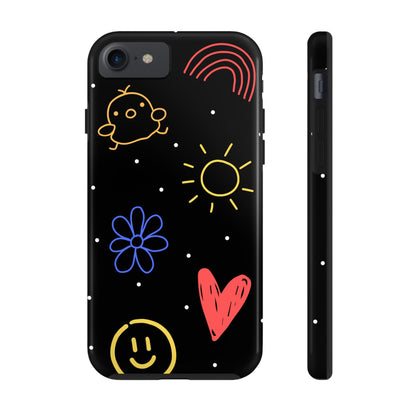 Draw Scribble Doodle Phone Case