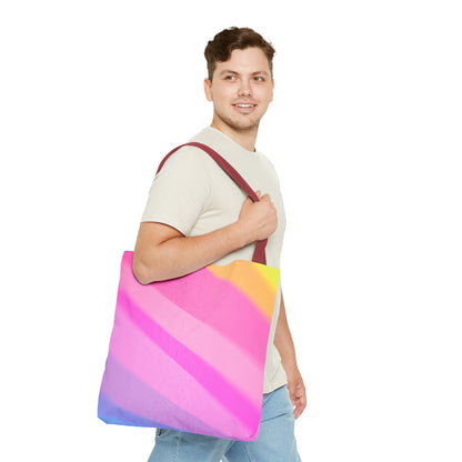 Blurred Rainbow Sectrum Tote Bag